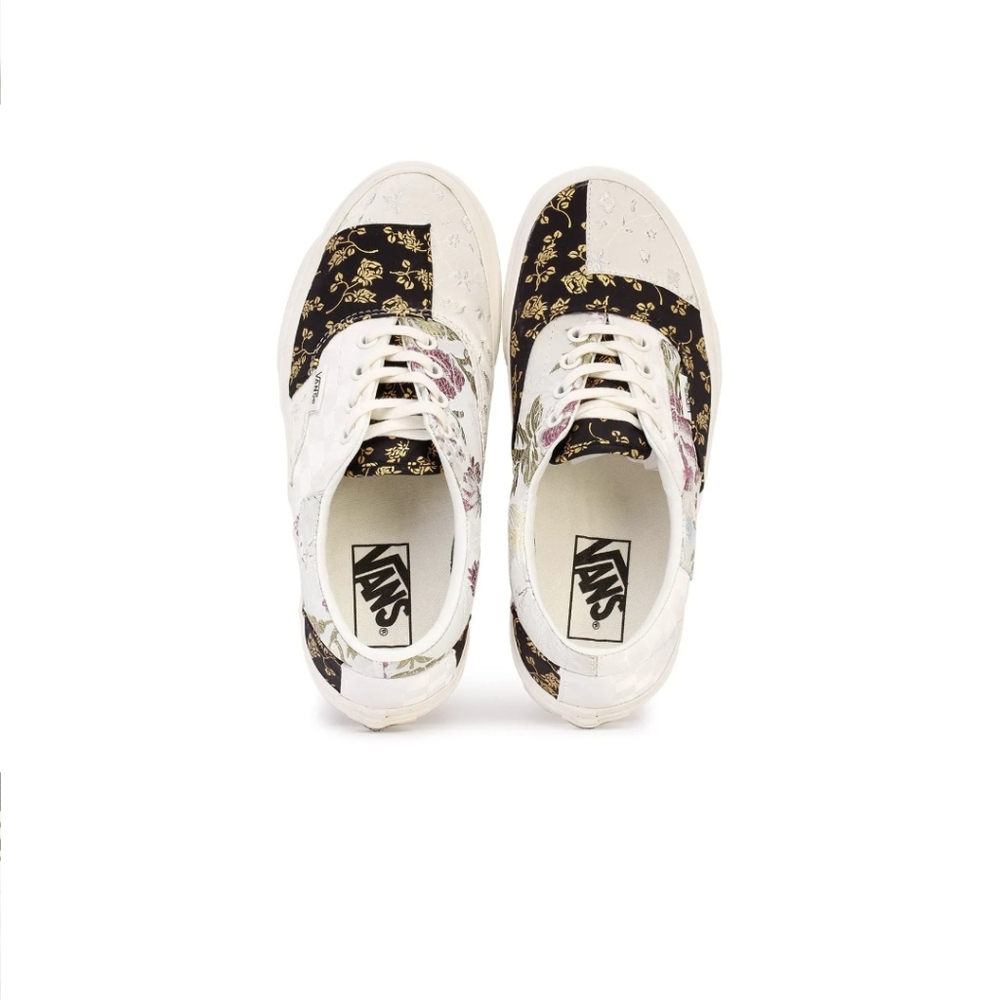 Vans: Era (Brocade) Patchwork/Tr Wht - Picture 2 of 7